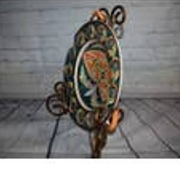 Beautiful 3 handled Bowl Handmade Ceramic 11" wide x 3" tall - Picture 2 of 4